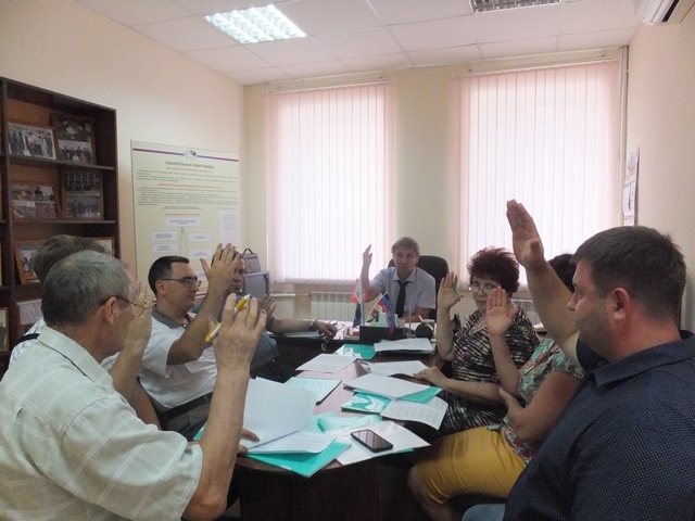 Заседание Территориальной избирательной комиссии Орловского района 12 августа 2016 года