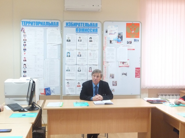 Заседание Территориальной избирательной комиссии Орловского района 09 февраля 2018 года