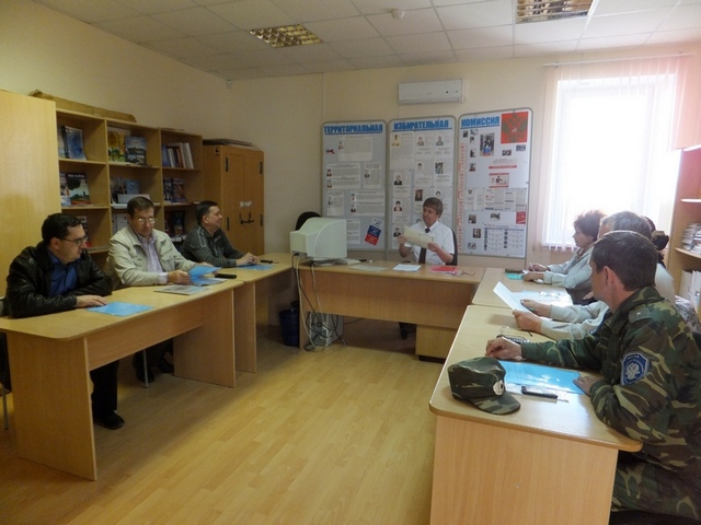 Заседание Территориальной избирательной комиссии Орловского района 25 апреля 2014 года