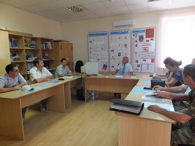 Заседание Территориальной избирательной комиссии Орловского района и учеба членов комиссии 25 июля 2014 года